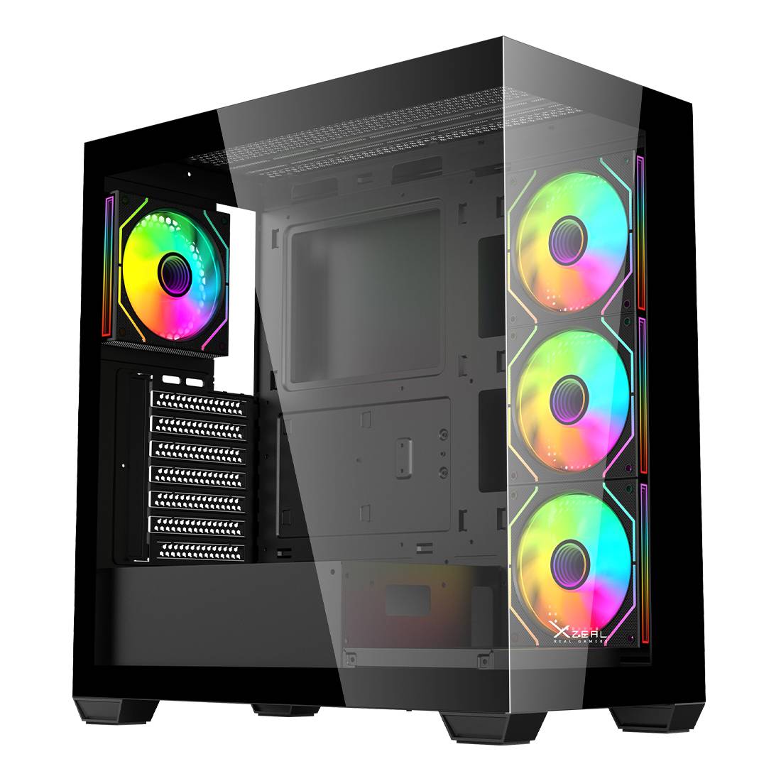 GABINETE GAMER MID TOWER XZEAL XZCGB08B - GABINETE GAMER MID TOWER XZEAL XZCGB08B -
